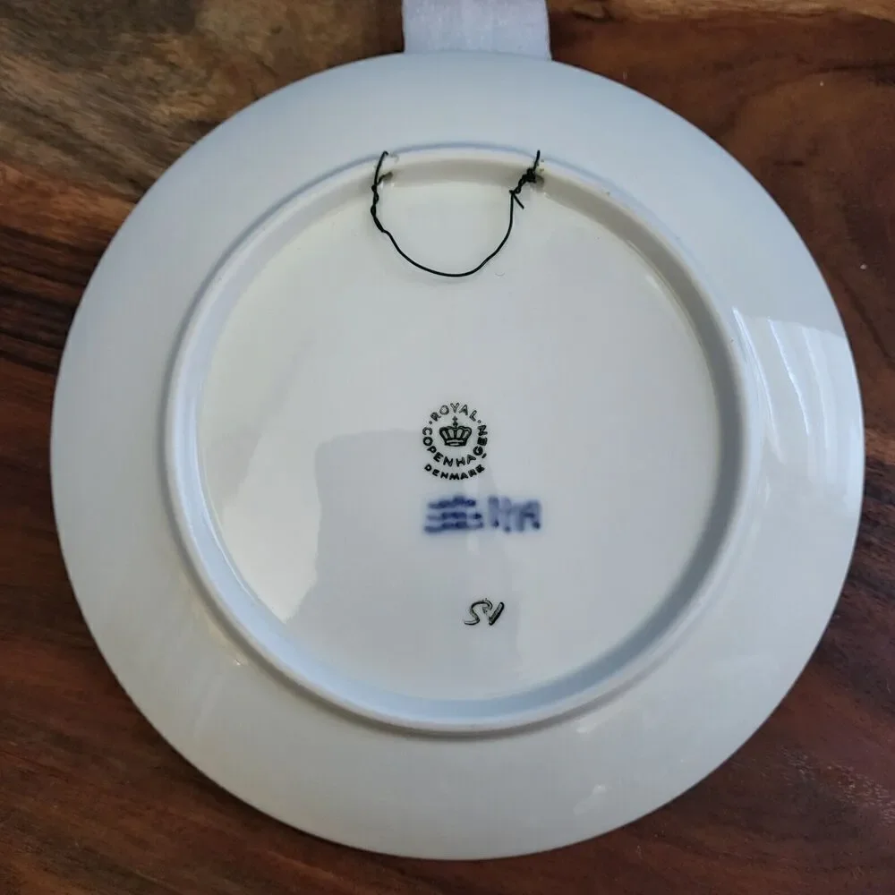 1969 Royal Copenhagen Moon Landing Collectible Plate Victoria Spatii Blue 7.25